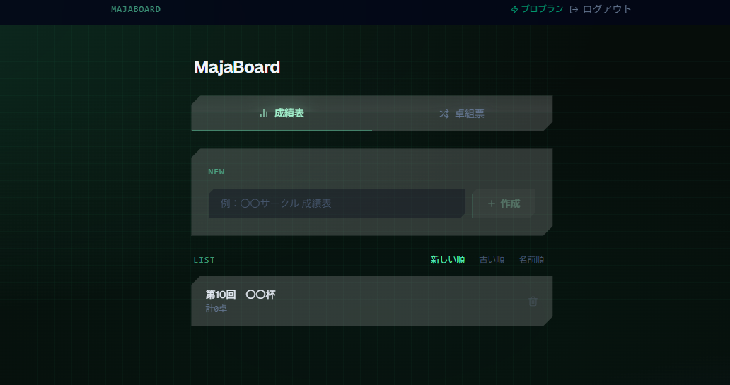MajaBoard のスクリーンショット